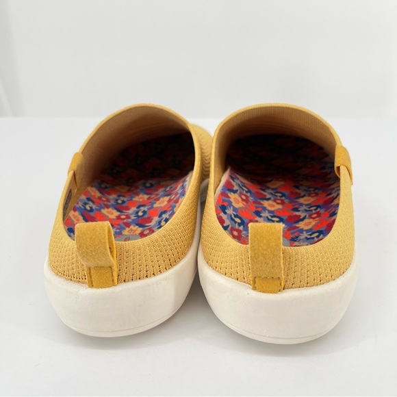 Revitalign Women’s Orthotic Memory Foam Mules Stella Yellow Ochre Size 7.5 - Picture 3 of 10